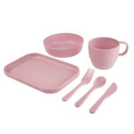 KTC 900 P - VAJILLA INDIVIDUAL ZEKE ROSA (ROSA / PLASTICO / FIBRA DE TRIGO) - Image 2