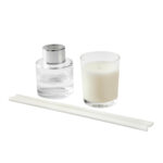 KTC 950 B - SET DE HOGAR ALICE BLANCO (BLANCO / VIDRIO / CERA DE SOYA / FIBRA DE POLIESTER /  FRAGANCIA) - Image 3