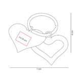 M 7983 OX - LLAVERO SERCE (GRIS OXFORD / METAL) - Image 4