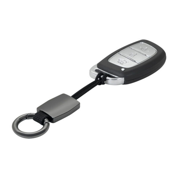 M 7986 N - LLAVERO STROP (NEGRO / METAL) - Imagen 4