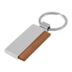 M 7987 C - LLAVERO SPLIT CAFÉ (CAFE / CURPIEL / METAL)