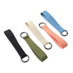 M 7989 N - LLAVERO TISSU NEGRO (NEGRO / METAL / POLIESTER) - Image 4