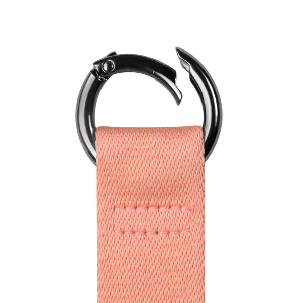 M 7989 P - LLAVERO TISSU ROSA (ROSA / METAL / POLIESTER) - Imagen 2