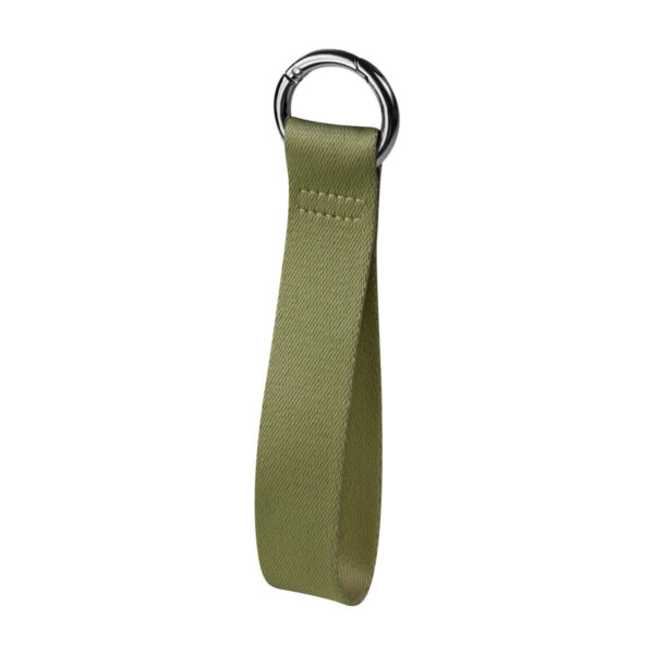 M 7989 V - LLAVERO TISSU VERDE (VERDE / METAL / POLIESTER)