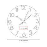 MK 018 C - RELOJ QUARE CAFÉ (CAFE / MADERA MDF) - Image 4