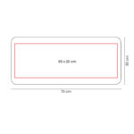 MOP 023 N - MOUSE PAD DE ESCRITORIO YIRÉN NEGRO (NEGRO / POLIESTER / RUBBER) - Image 5