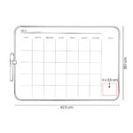 PRO 071 B - PINTARRÓN VECKA (BLANCO / MELAMINA / MDF / RUBBER / PLASTICO) - Image 6