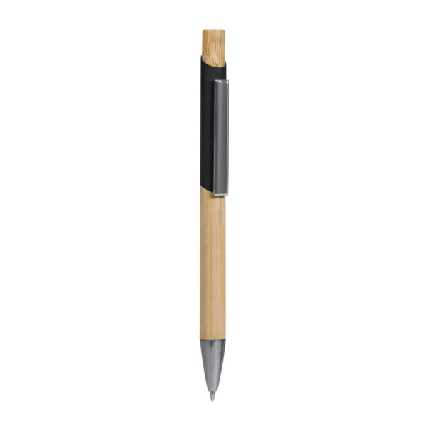 RQ 1130 N - BOLÍGRAFO HOLZ NEGRO (NEGRO / ALUMINIO / BAMBU)