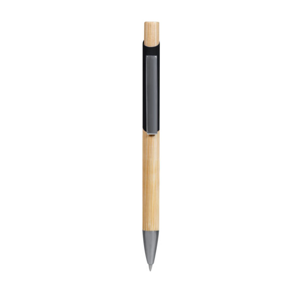 RQ 1130 N - BOLÍGRAFO HOLZ NEGRO (NEGRO / ALUMINIO / BAMBU) - Imagen 2