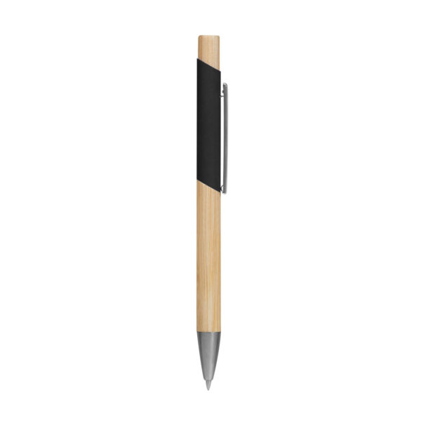 RQ 1130 N - BOLÍGRAFO HOLZ NEGRO (NEGRO / ALUMINIO / BAMBU) - Imagen 3