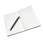 SET 022 N - SET MARMARIS (NEGRO / PAPEL ITALIANO PREMIUM CAJA / ACERO INOXIDABLE, PLASTICO, SILICON TERMO / CURPIEL LIBRETA / ACERO INOXIDABLE BOLIGRAFO / PLASTICO POWER BANK / CURPIEL, METAL LLAVERO) - Image 6