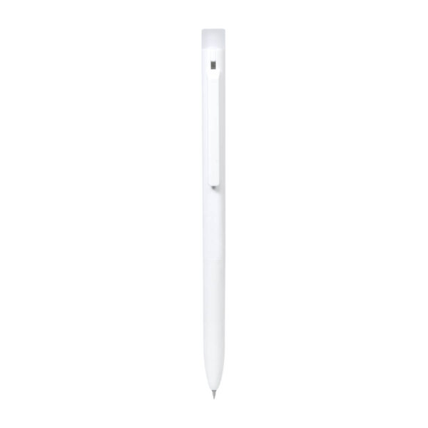 SH 3040 B - BOLÍGRAFO HIMALAYA BLANCO (BLANCO / PLASTICO) - Imagen 2