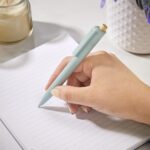 SH 3050 A - BOLÍGRAFO WENYU AZUL (AZUL / PLASTICO / BAMBU) - Image 4