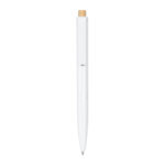 SH 3050 B - BOLÍGRAFO WENYU BLANCO (BLANCO / PLASTICO / BAMBU) - Image 2