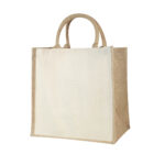 SIN 006 BE - BOLSA OLIVIER BEIGE (BEIGE / YUTE / CANVAS / ALGODON)