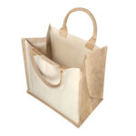 SIN 006 BE - BOLSA OLIVIER BEIGE (BEIGE / YUTE / CANVAS / ALGODON) - Image 3