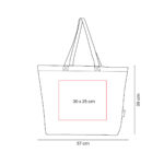 SIN 008 BE - BOLSA ZEDER BEIGE (BEIGE / ALGODON RECICLADO) - Image 5