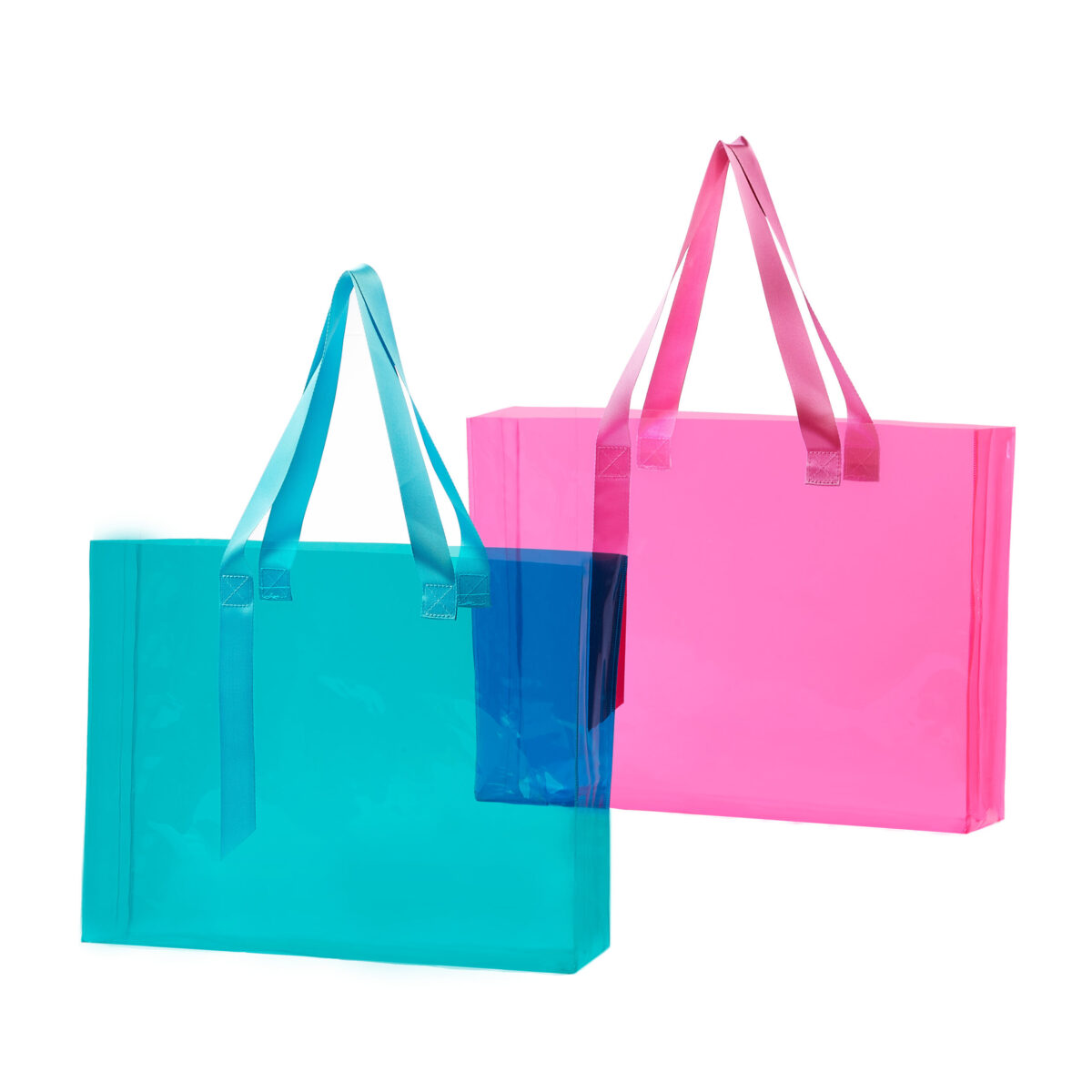 SIN 214 A - BOLSA MAXINA AZUL (AZUL / PLASTICO PVC / POLIESTER) - Image 5