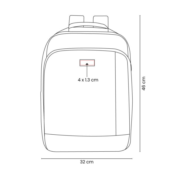 SIN 532 N - MOCHILA NUCHTER NEGRO (NEGRO / POLIESTER / PU) - Imagen 9