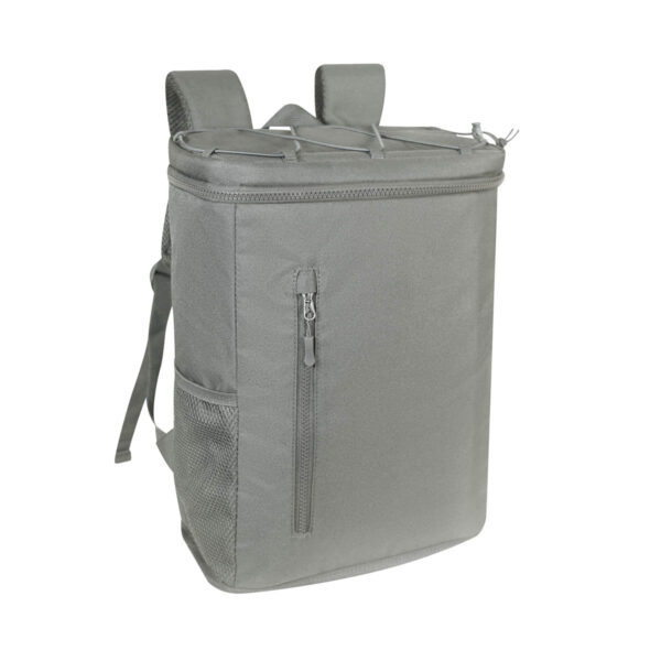 SIN 543 G - HIELERA-MOCHILA ZABAL GRIS (GRIS / POLIESTER / ACETATO DE VINILO DE POLIETILENO)