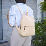 SIN 545 BE - MOCHILA MEDDAL BEIGE (BEIGE / POLIESTER) - Image 4