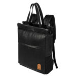 SIN 547 N - MOCHILA FRISKA NEGRO (NEGRO / PU / POLIESTER)