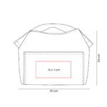 SIN 565 R - LONCHERA COLLEGE ROJO (ROJO / POLIESTER / ACETATO DE VINILO DE POLIETILENO) - Image 3