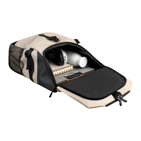 SIN 567 BE - MOCHILA IKER BEIGE (BEIGE / PU / POLIESTER / PVC) - Imagen 3