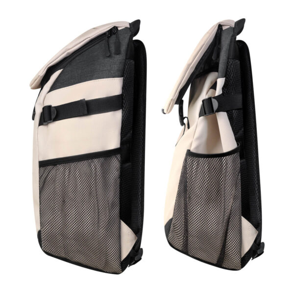 SIN 567 BE - MOCHILA IKER BEIGE (BEIGE / PU / POLIESTER / PVC) - Imagen 2