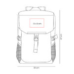 SIN 567 AM - MOCHILA IKER AZUL MARINO (AZUL MARINO / PU / POLIESTER / PVC) - Image 5