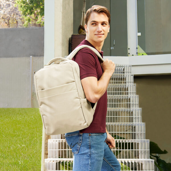 SIN 715 G - MOCHILA ZUIDAS GRIS (GRIS / POLIESTER) - Imagen 4