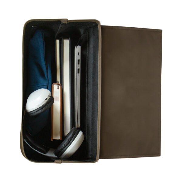 SIN 718 C - MOCHILA KRATO CAFÉ (CAFE / POLIURETANO / POLIESTER / METAL) - Imagen 6