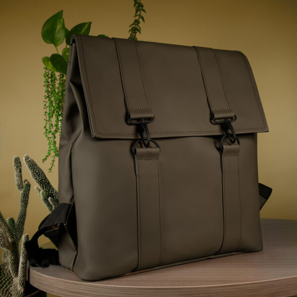 SIN 718 C - MOCHILA KRATO CAFÉ (CAFE / POLIURETANO / POLIESTER / METAL) - Imagen 7