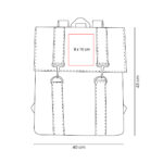 SIN 718 G - MOCHILA KRATO GRIS (GRIS / POLIURETANO / POLIESTER / METAL) - Image 4