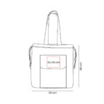 SIN 761 G - BOLSA JOOGA GRIS (GRIS CON AZUL / POLIESTER) - Image 10