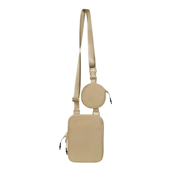 SIN 762 BE - MINI BOLSA MICHEL BEIGE (BEIGE / POLIESTER) - Imagen 2