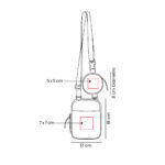 SIN 762 A - MINI BOLSA MICHEL AZUL (AZUL / POLIESTER) - Image 4