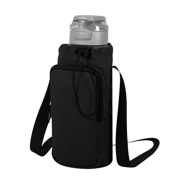 SIN 763 N - BOLSA PORTA BOTELLA MORÁN (NEGRO / POLIESTER) - Imagen 4
