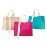 SIN 764 P - BOLSA SABBIA ROSA (ROSA / YUTE / ALGODON) - Image 4