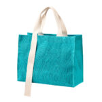 SIN 764 AQ - BOLSA SABBIA AQUA (AQUA / YUTE / ALGODON)