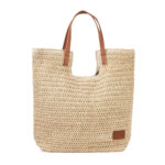 SIN 767 BE - BOLSA CUZCO BEIGE (BEIGE / PAJA DE PAPEL / CURPIEL / POLIESTER) - Image 2
