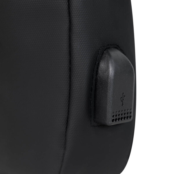 SIN 777 N - MOCHILA DE VIAJE FROOME (NEGRO / CURPIEL /  POLIESTER / POLIESTER) - Imagen 5