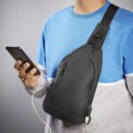 SIN 777 N - MOCHILA DE VIAJE FROOME (NEGRO / CURPIEL /  POLIESTER / POLIESTER) - Image 6