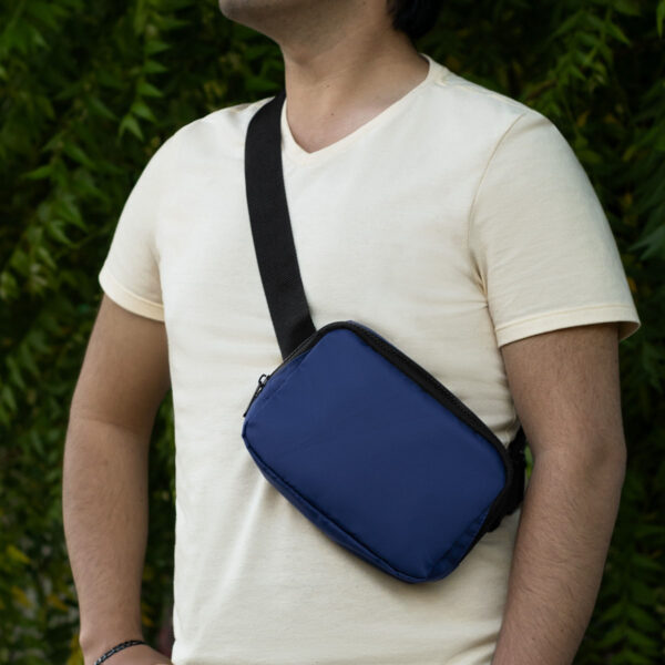 SIN 809 A - BOLSA CANGURERA JAMES AZUL (AZUL / POLIESTER) - Imagen 4