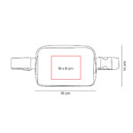 SIN 809 N - BOLSA CANGURERA JAMES NEGRO (NEGRO / POLIESTER) - Image 4