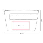 SIN 811 G - NECESER TROUSSE GRIS (GRIS / CANVAS / CURPIEL) - Image 6