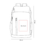 SIN 906 A - MOCHILA BAUM AZUL (AZUL / ALGODON RECICLADO) - Image 5