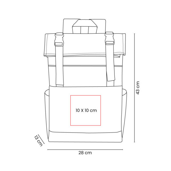 SIN 923 G - MOCHILA SAKTA GRIS (GRIS / POLIESTER) - Imagen 4