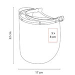 SLD 068 B - CARETA PARA ADULTO BLANCO (BLANCO / PLASTICO) - Image 5