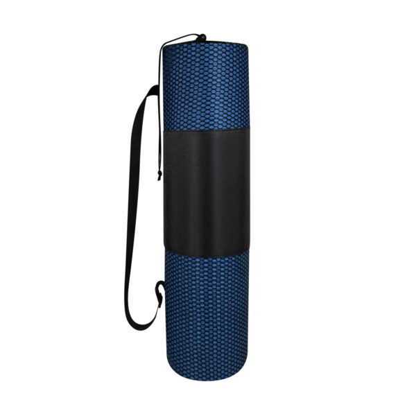 SPO 012 A - TAPETE DE YOGA SERENITY AZUL (AZUL / ESPUMA NBR TAPETE / POLIESTER FUNDA)
